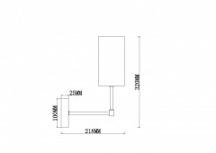 Бра Freya FR5184WL-01BS