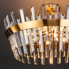 Люстра на штанге Eurosvet 10111/8 бронза/хруст Smart