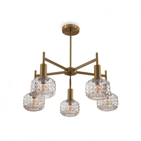 Люстра на штанге Freya FR5366CL-05BS