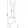 Подвесной светильник Maytoni MOD182PL-L6W3K
