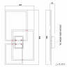 Накладная люстра iLedex 230/3A-50W-3000K GL