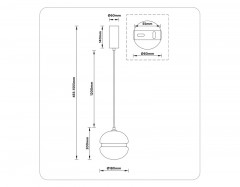 Подвесной светильник Ambrella Light LH11001