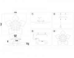 Накладная люстра Ambrella Light FA8915