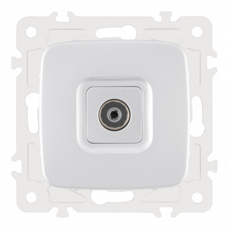 Розетка Arte Milano 205.43-1.silver