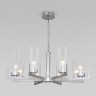 Подвесная люстра Eurosvet 60133/8 серебро
