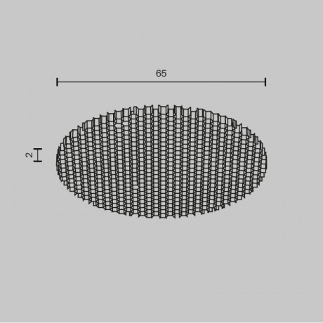 Антибликовая решетка Maytoni Technical HoneyComb-D64