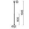 Светильник на шине Maytoni Technical TR168-1-7W3K-M-BS