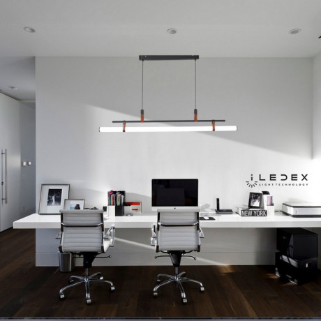 Подвесной светильник iLedex 9498P-32W-3000K BK-BR-WH