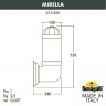 Светильник настенный Fumagalli D15.505.000.WXF1R.FRA