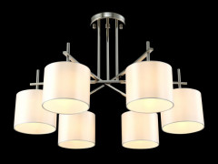 Люстра на штанге Crystal Lux SERGIO PL6 NICKEL