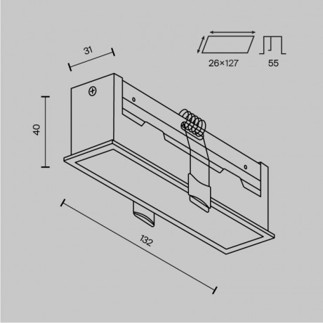 Встраиваемый светильник Maytoni Technical DL066-12W3-6K-B