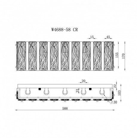 Бра iLamp W4688-58 CR