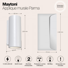 Бра Maytoni Technical C191-WL-02-W