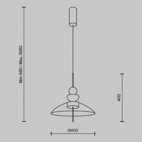 Подвесной светильник Maytoni MOD185PL-L11B3K3