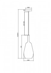 Подвесной светильник Maytoni MOD271PL-01B8