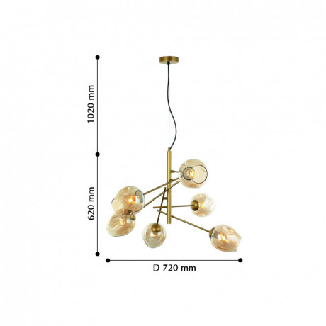 Подвесная люстра Favourite 2360-6P