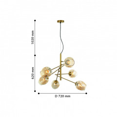 Подвесная люстра Favourite 2360-6P