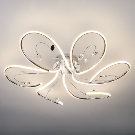 Накладная люстра Eurosvet 90082/6 хром