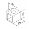 Бра DesignLed LW-A0100A-BL-WW