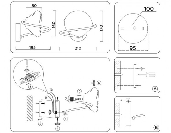Бра Ambrella Light LH15005