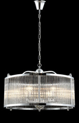 Подвесная люстра Crystal Lux TADEO SP6 D600 CHROME/TRANSPARENTE