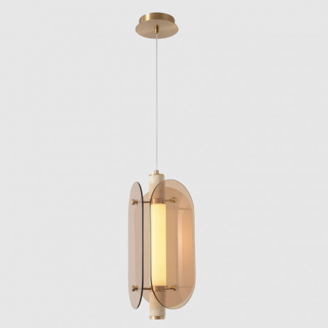 Подвесной светильник Crystal Lux AMARILLO SP18W LED BRASS