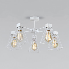 Люстра на штанге Eurosvet 70107/5 белый