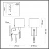 Бра Odeon Light 4890/1W