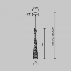 Подвесной светильник MODELUX MS.88910.1 GD