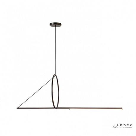 Подвесной светильник iLedex 8075P/S-18W-3000K MBK-WH