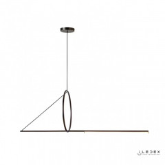 Подвесной светильник iLedex 8075P/S-18W-3000K MBK-WH