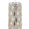 Подвесная люстра Crystal Lux LIRICA SP3 CHROME/GOLD-TRANSPARENT