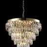 Каскадная люстра Crystal Lux ABIGAIL SP-PL15 D620 GOLD/TRANSPARENT