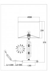 Настольная лампа Maytoni MOD088TL-01BS