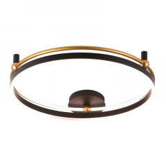 Накладной светильник Crystal Lux FERNANDO PL72W LED BLACK/GOLD