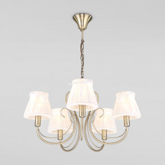Подвесная люстра Eurosvet 60061/5 античная бронза