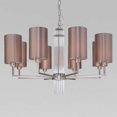 Подвесная люстра Eurosvet 60134/8 никель
