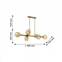 Подвесная люстра Favourite 2362-6P