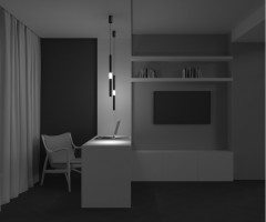 Подвесной светильник Maytoni Technical P105PL-12W3K-B