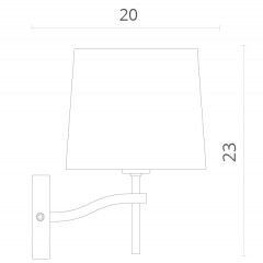 Бра Divinare 1341/02 AP-1