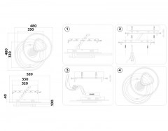 Накладная люстра Ambrella Light FL5051