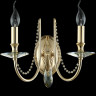 Бра Crystal Lux VICTORIA AP2 GOLD/AMBER