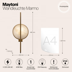 Бра Maytoni MOD099WL-01G