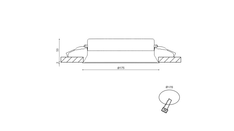 Встраиваемый светильник DesignLed BQ009120-WH-NW