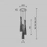 Подвесной светильник MODELUX MS.88910.3R GD