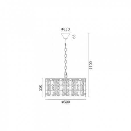Подвесная люстра Vele Luce VL3164P05