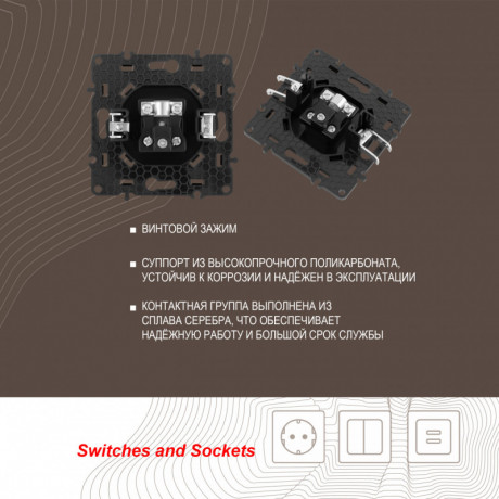 Розетка Arte Milano 217.43-1.black