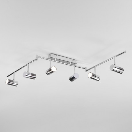 Спот Eurosvet 20086/6 LED хром/черный жемчуг