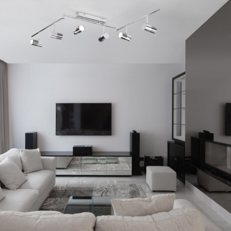 Спот Eurosvet 20086/6 LED хром/черный жемчуг