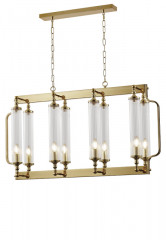 Подвесная люстра Crystal Lux TOMAS SP8 L1000 BRASS